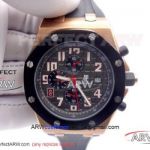 Replica Audemars Piguet Royal Oak Offshore Chronograph 42MM Watch - Rose Gold Japan Quartz Movement